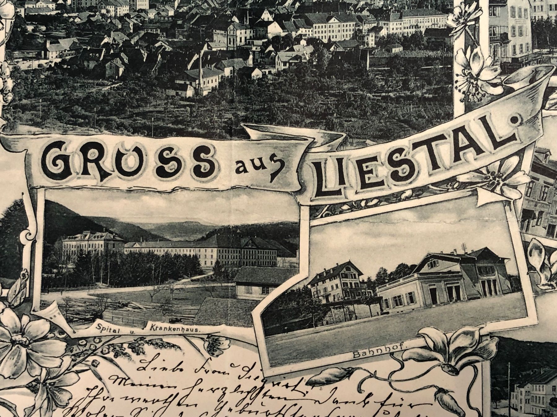 Cartoline postali: Riesengrosse LITHO aus LIESTAL 1900 mit UPU !!! – Usato da Lufingen venduto da philatelieshop 4