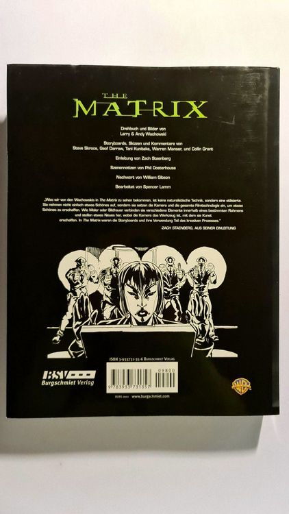 The Matrix: Drehbücher, Bilder, Storyboards , Comicbuch (Neu (gemäss ...