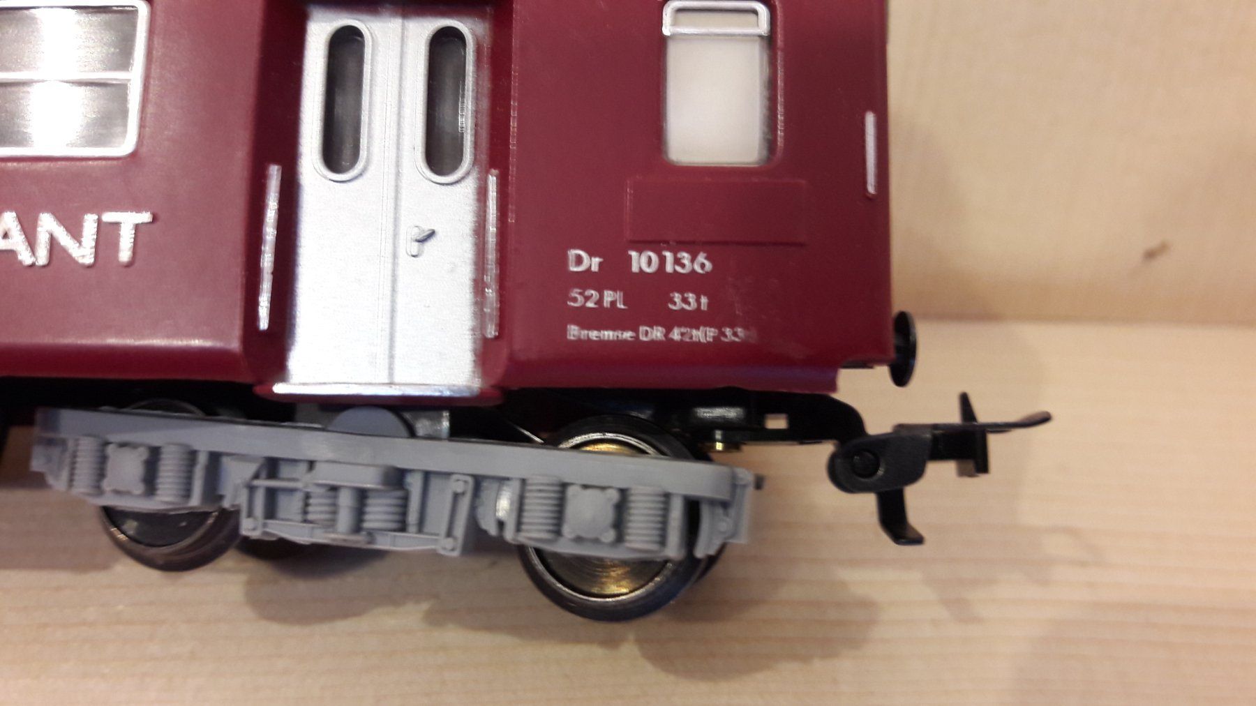 Fleischmann Modellini di ferrovie: Fleischmann HO DC : CFF wagon restaurant – Usato da Buttes venduto da Cafe2005 7