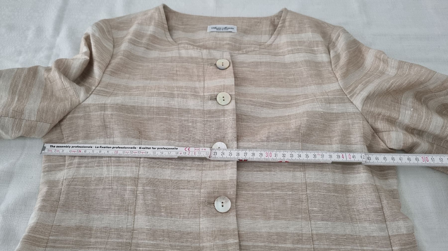 Jacken: Exklusiver Sommer-Blazer von "Andrè Maurice" Gr. 38 – Gebraucht aus Schneisingen von backstore24 6