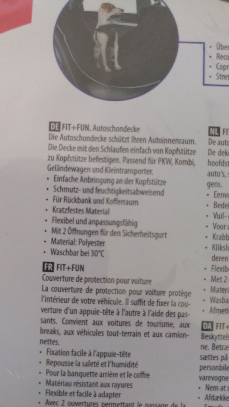 Coperture: Neuwertiger Auto-Schonbezug Hunde – Nuovo (secondo la descrizione) da Sutz venduto da Rawypp 1