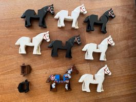 Konvolut Lego Rössli Pferde 8 Stück