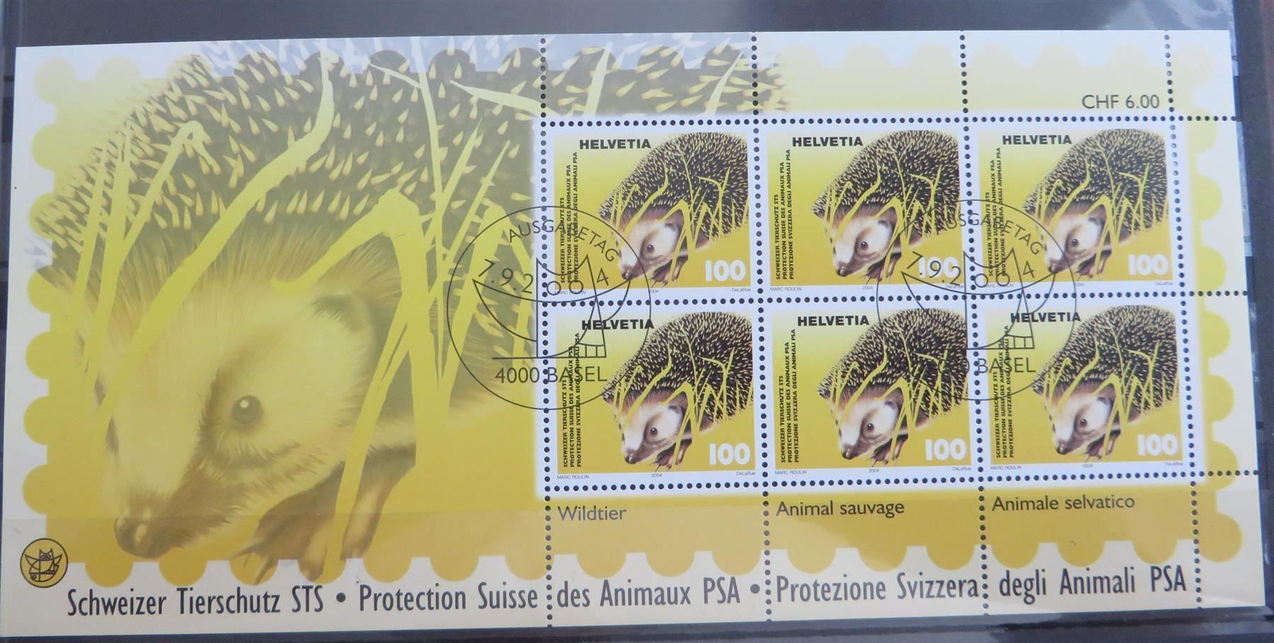 Alle Briefmarken: 2005 Tierschutz STS Ersttag – Gebraucht aus Spiez von Crazyduck 1