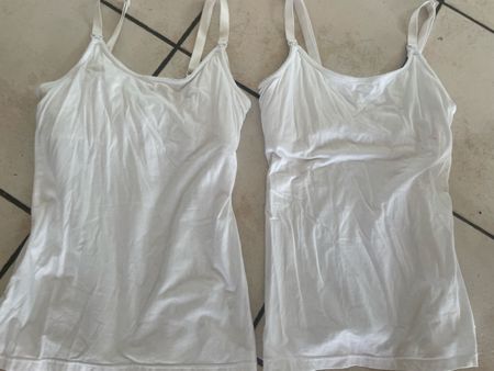 2 Ellen Amber Stilltops weiss Grösse S neuwertig