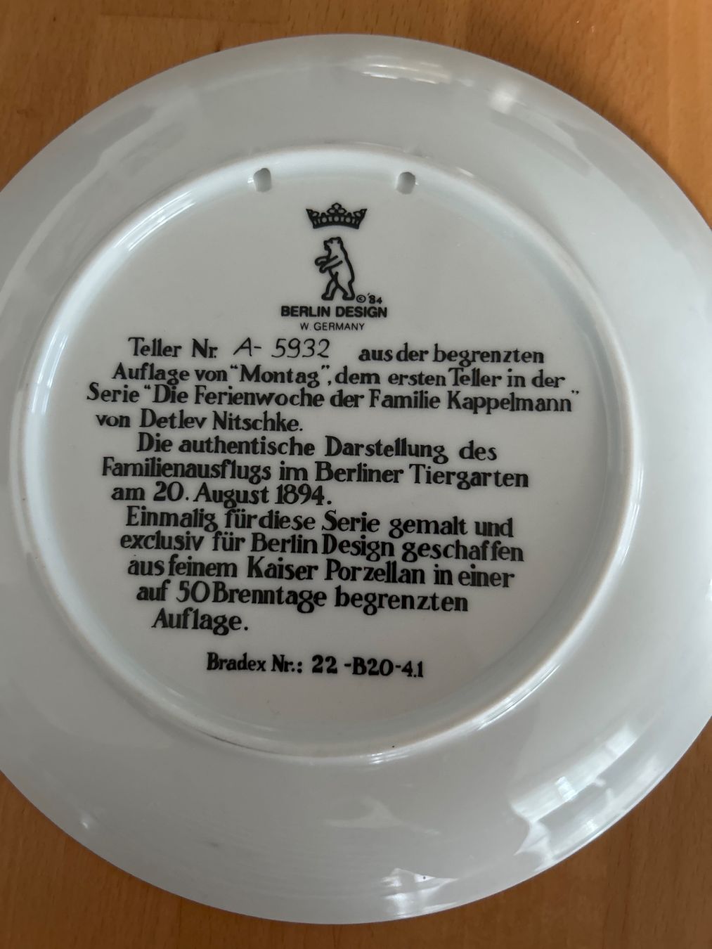 Piatti: Teller von Detlev Nitschke – Usato da Buttisholz venduto da allule13 1