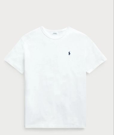 T-shirt Polo Ralph Lauren blanc petit logo taille L 