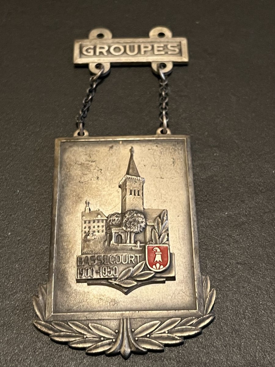 Medaglie: Vintage Medaille Paul Kramer Neuchâtel, Bassecourt – Usato da Lyss venduto da Schmuggler 1