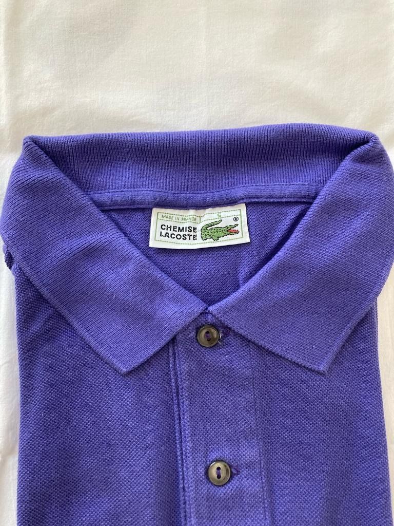 Lacoste Magliette Polo: Polo LACOSTE violet/purple color – Usato da Zürich venduto da aygo_a 3