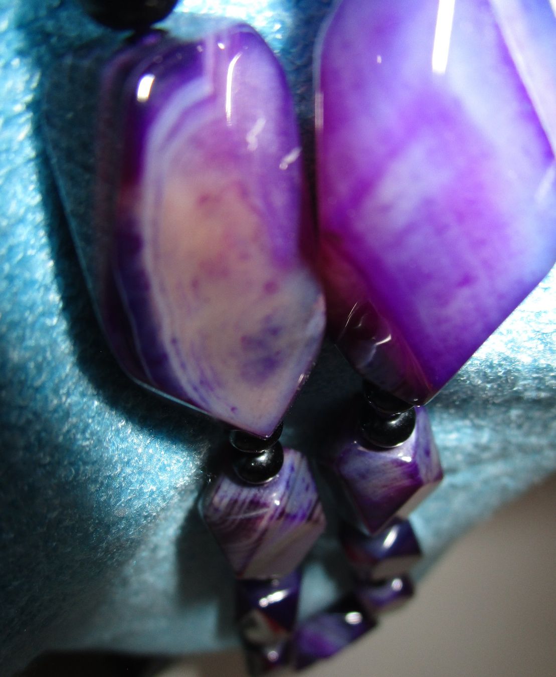 Ketten: wunderschöne violette Steinkette – Gebraucht aus Wädenswil von Freizeitspass11 1
