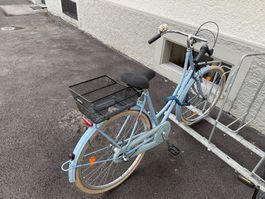 Frauen City Bike Ortler hellblau Velo Fahrrad