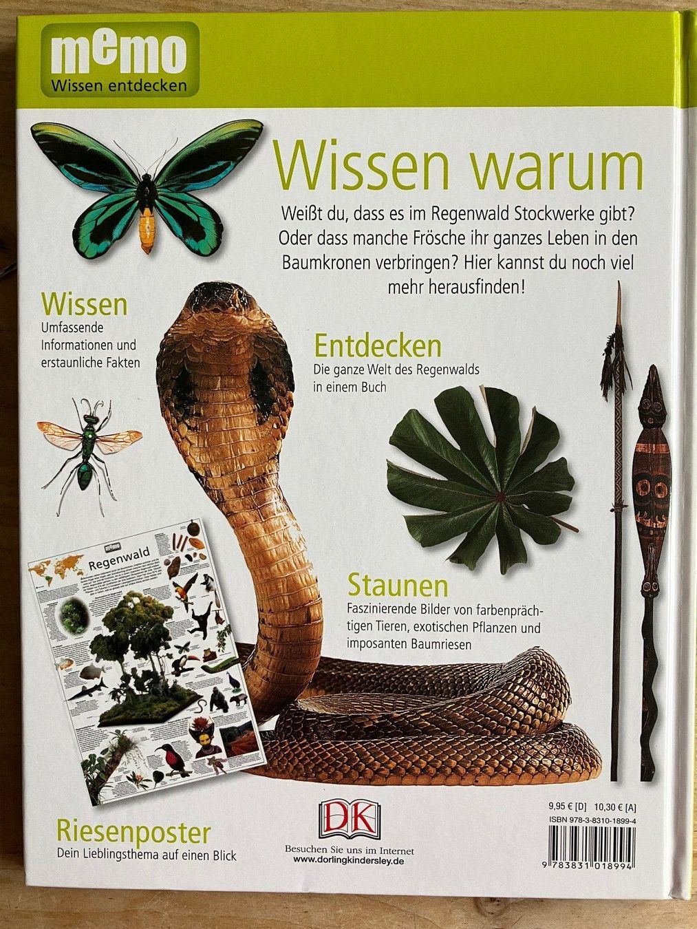 Libri: Memo – Wissen entdecken: Regenwald – Nuovo (secondo la descrizione) da Richterswil venduto da Nathan_adler 1