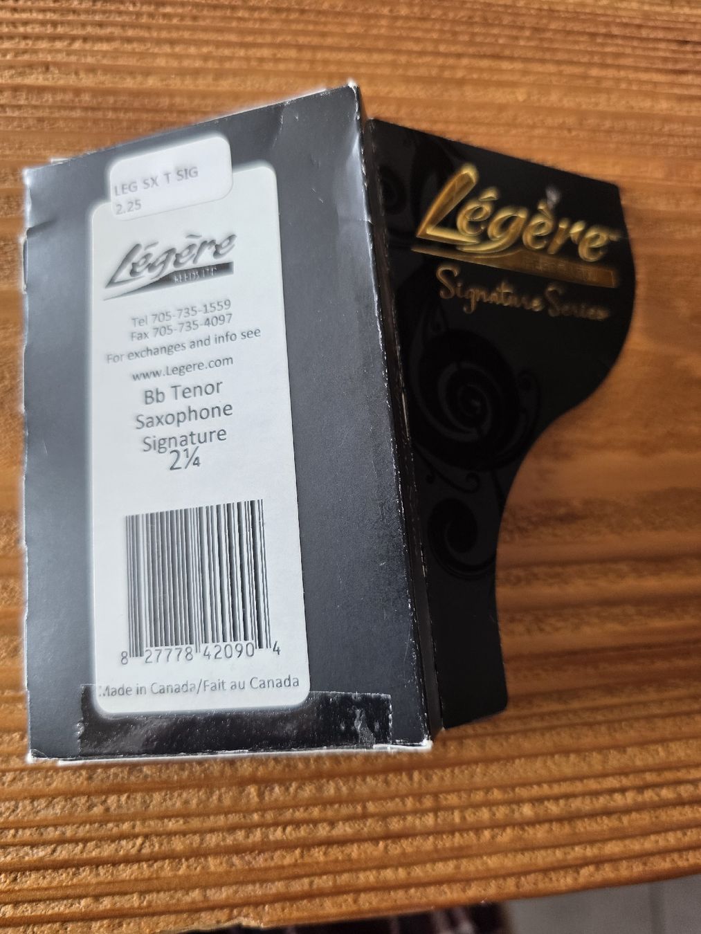 Légère Signature Series 2.25 – Anche synthétique saxophone t (Neu und ...