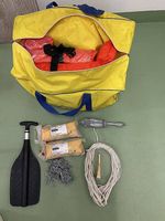 Komplettes Boot Sicherheits-Set (Anker, Paddel, Westen)