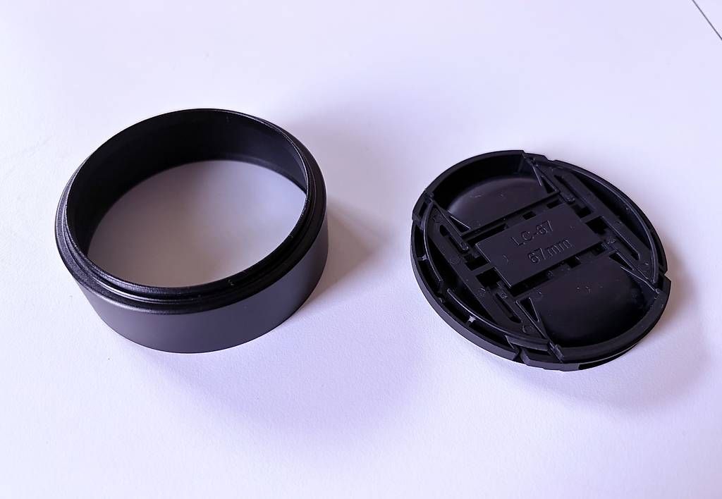 Accessori per altri veicoli: Metall Sonnenblende m Deckel  62 mm – Nuovo e nell'imballaggio originale da Zürich venduto da Luxware 1
