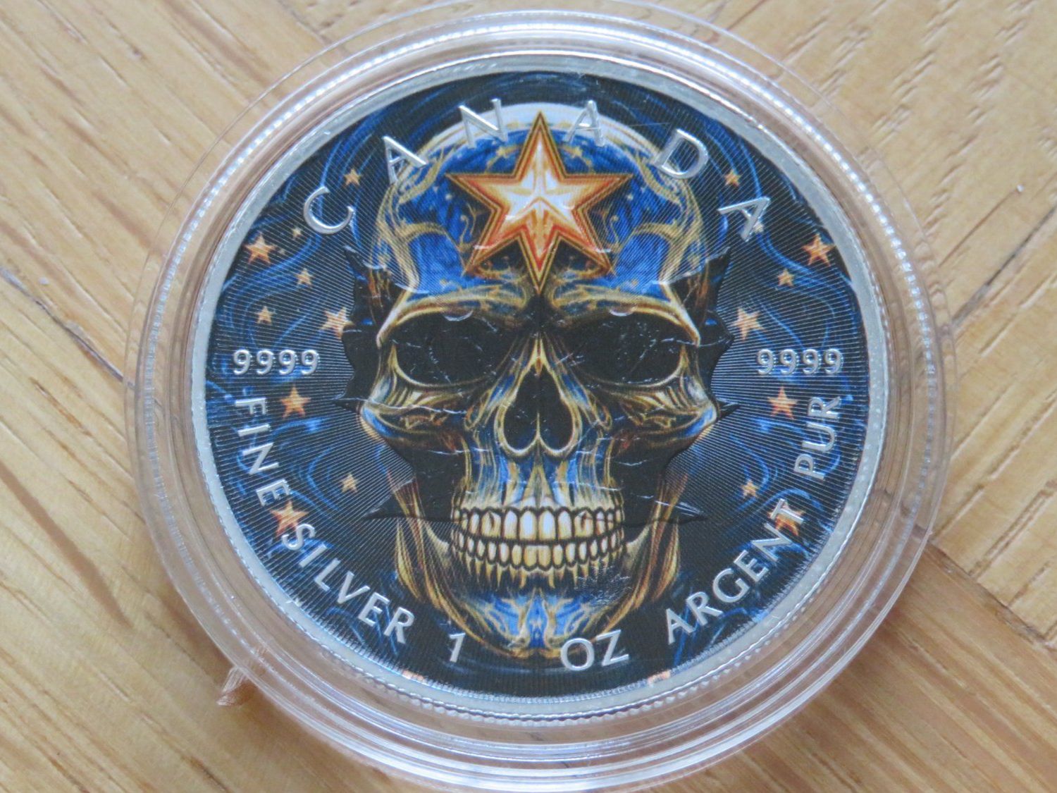 Alle Münzen: Magic Skull 2024 Maple Leaf 1 OZ SILBER -COLOR EDIT – Neu (gemäss Beschreibung) aus Wetzikon ZH von Nicki6 3