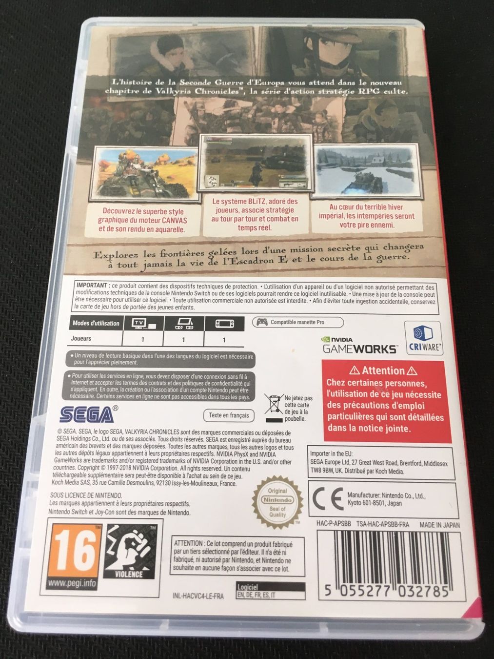 Nintendo Spiele: Valkyria Chronicles 4 für Nintendo Switch – Gebraucht aus St.Gallen von sjosjo 1