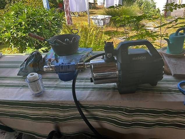 Metabo Pumpen & Teile: Metabo P 6000 Inox Gartenpumpe mit Vorfilter – Gebraucht aus Hurden von Kacsa