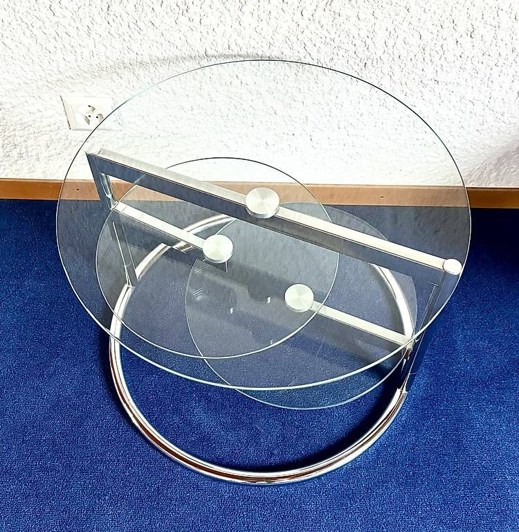 Tables: Table basse en verre et métal – D'occasion à Lausanne par huggylesbonstuyaux01 1