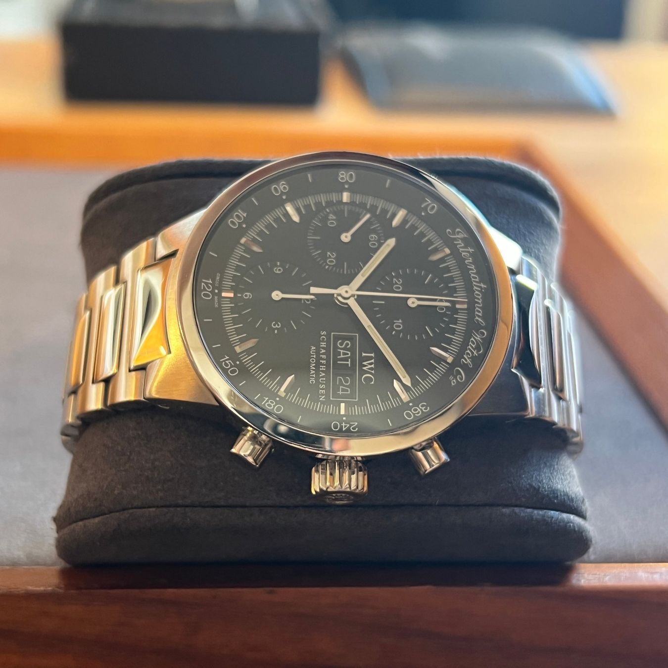 IWC Montres: FLASH SALE IWC GST Chronograph Automatic Full Set IW370708 – D'occasion à Carouge GE par Watchaser 6