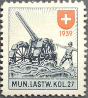 Soldatenmarke 2.WK, Munitions Lastwagen Kol 27, Wi Trsp 79
