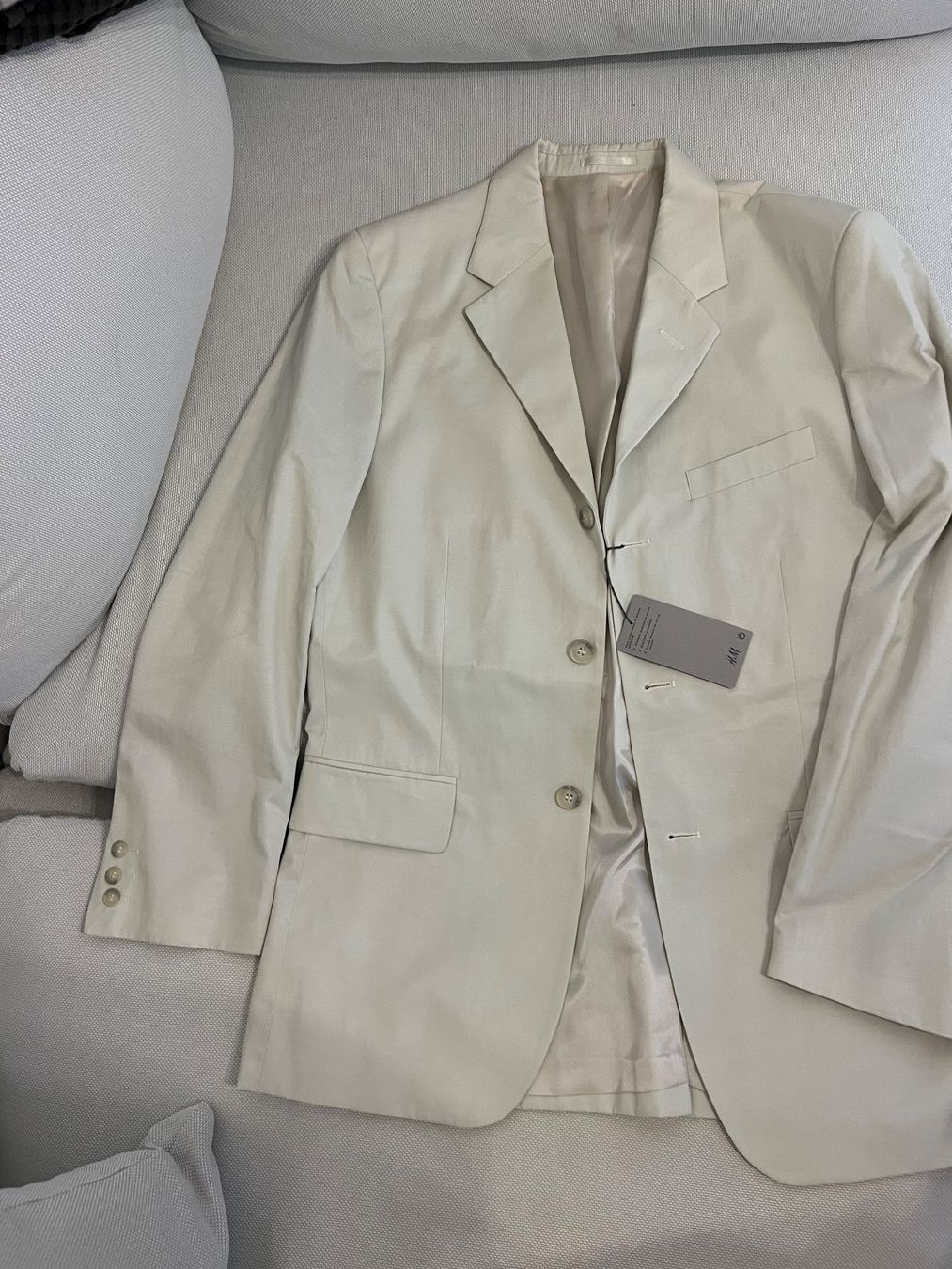 Jacken: Herren Sakko offwhite Gr. M-L – Neu (gemäss Beschreibung) aus Zürich von secondhandpassion