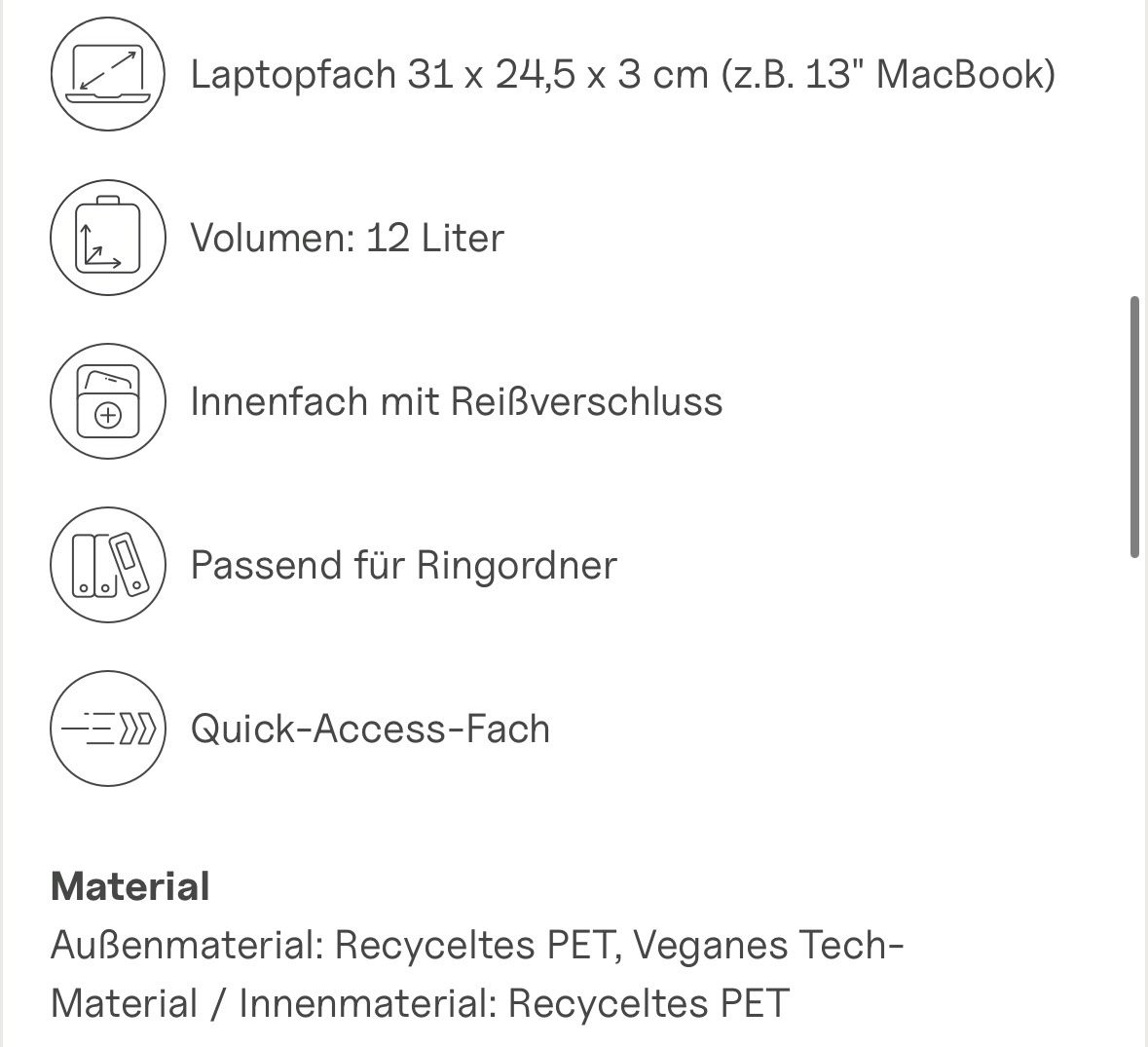 Kapten & Son Zaini: Kapten & son Rucksack – Usato da Boswil venduto da nic_ba01 4
