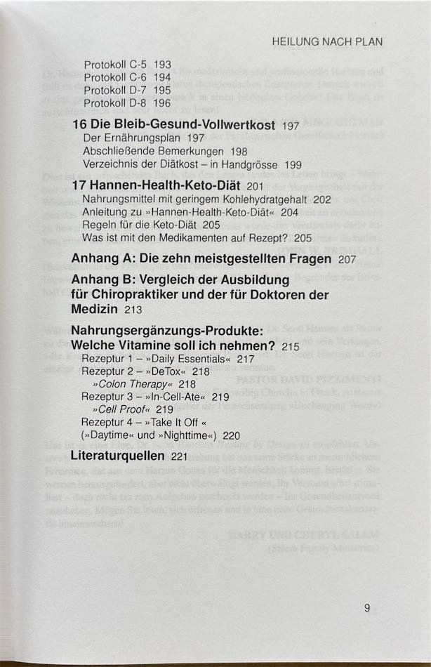 Libri: Hannen Scott, Heilung nach Plan – Nuovo (secondo la descrizione) da Sarnen venduto da Livres 6