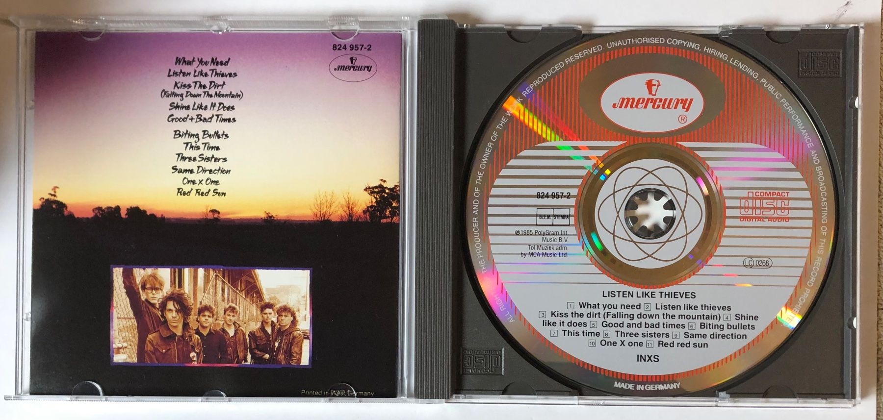 Schallplatten: INXS - LISTEN LIKE THIEVES – Gebraucht aus Poliez-Pittet von Newtown-Records 2