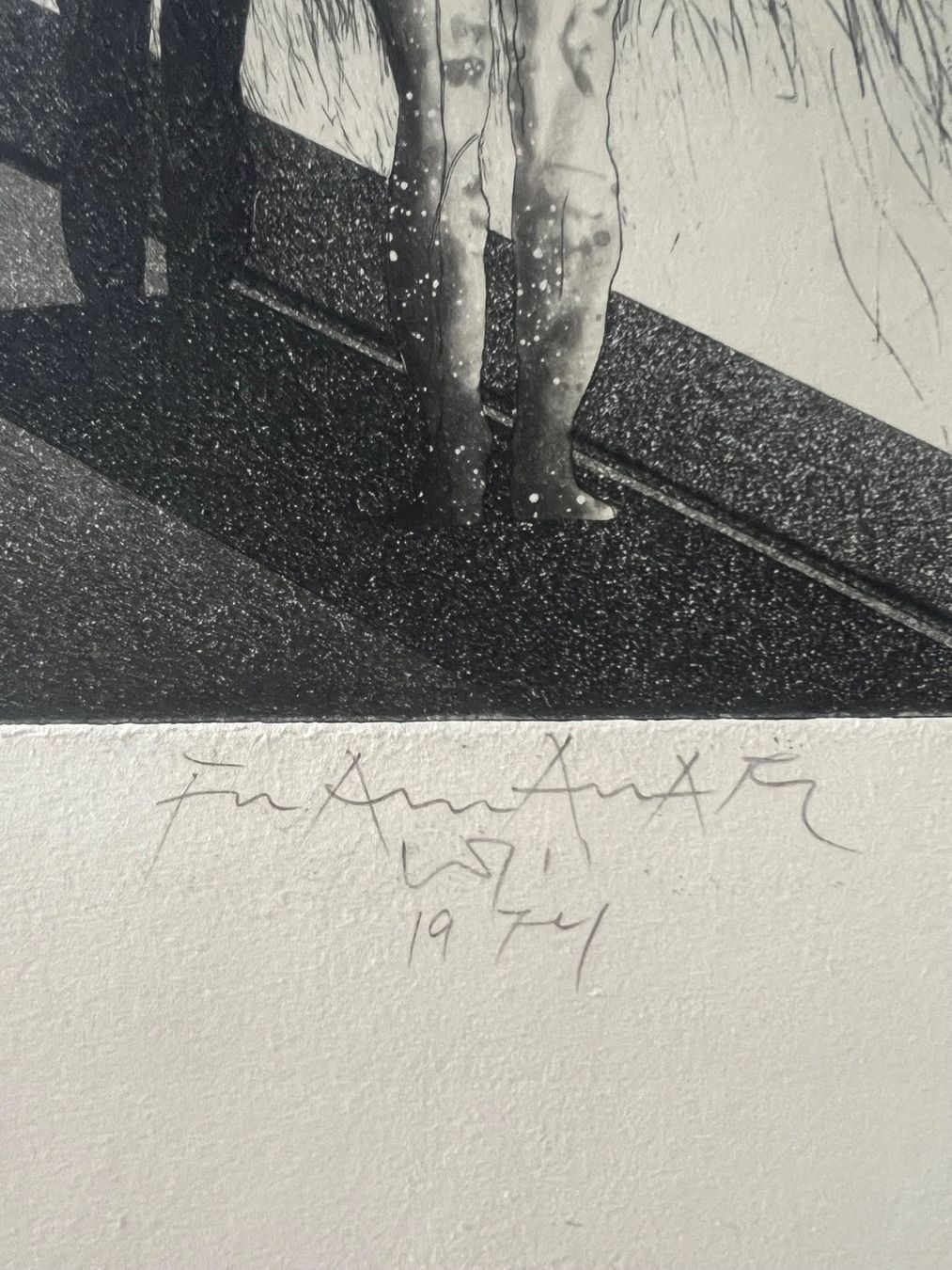 Grafica & Litografie: Franz Anatol Wyss, handsigniert – Usato da Rain venduto da Pic-Ass 2