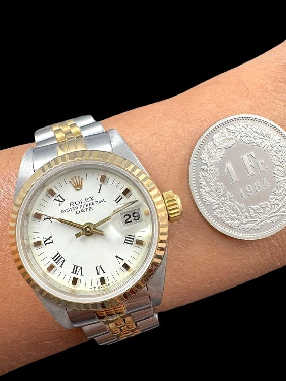 Rolex Orologi: Rolex Date Just Lady Bicolor 26mm Automatic Fullset *U1213 – Usato da Zürich venduto da GalerieInauen 5