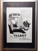 Talbot Autowerbung von 1930