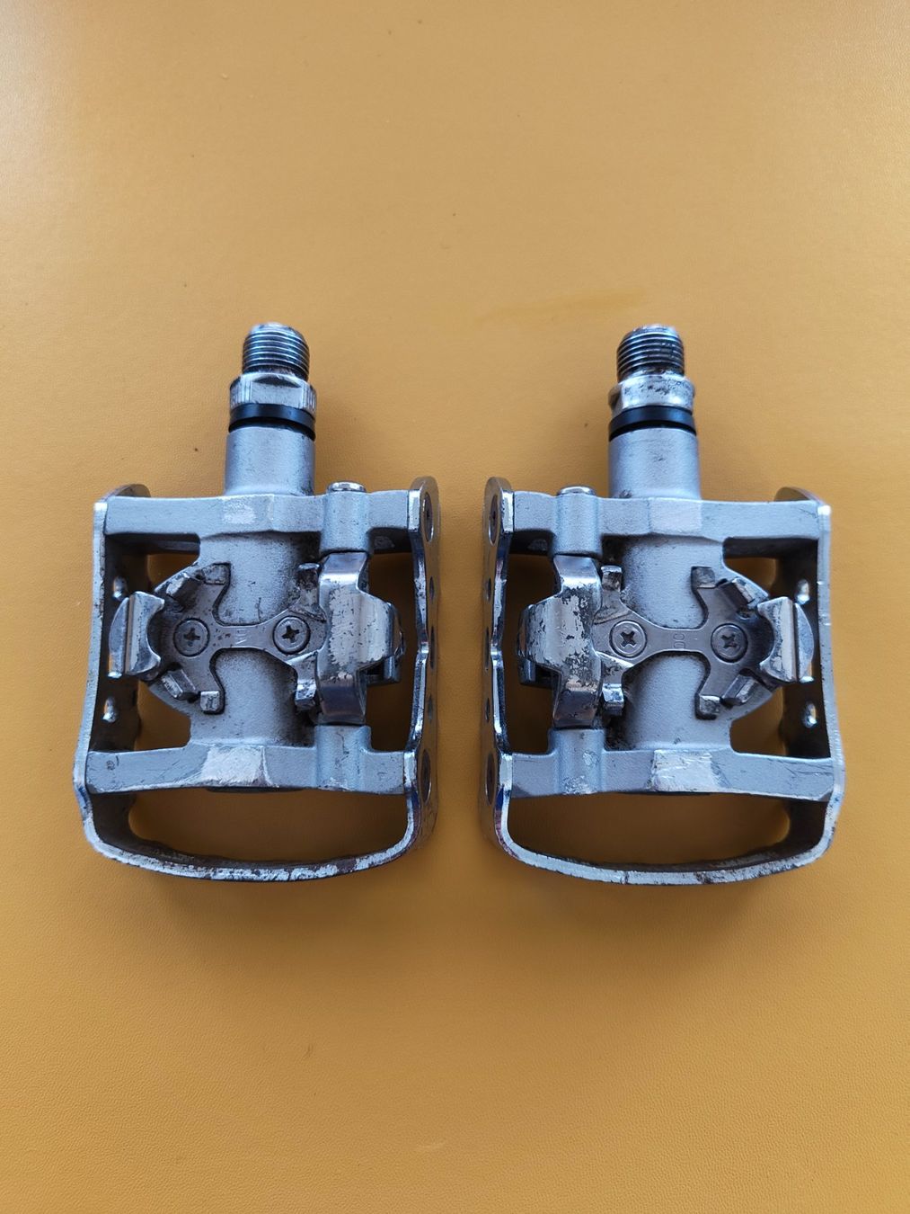 Shimano Pezzi di ricambio: Shimano SPD Kombipedale (SPD + Plattform) - Silber – Usato da Gommiswald venduto da albert1970
