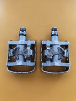 Shimano SPD Kombipedale (SPD + Plattform) - Silber