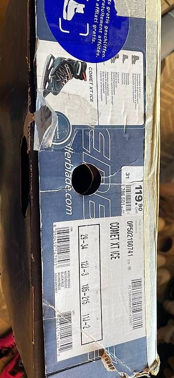Pattini da ghiaccio: Patin à glace Comet XT de Rollerblade  taille réglable 29-34 – Usato da Sonceboz-Sombeval venduto da msap 3