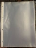 50 Stk. Klarsichtmäppchen A4 transparent Kunststoff NEU