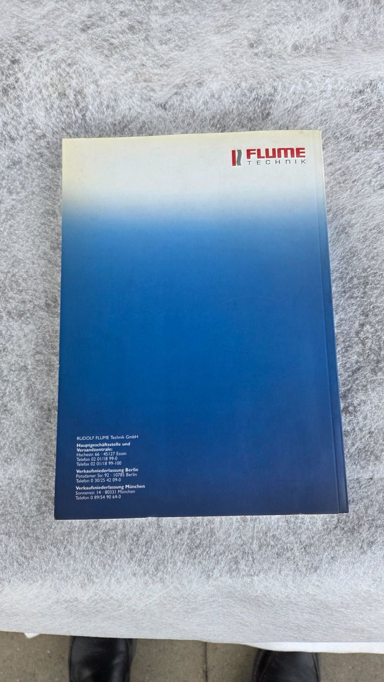Libri: FLUME TECHNIK Werkzeug Katalog – Usato da Jegenstorf venduto da Combi2212 1