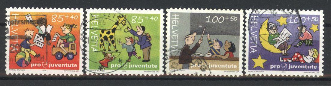 Tutti i francobolli: 2004, Pro Juventute, gestempelt – Usato da Willisau venduto da Vollstempel