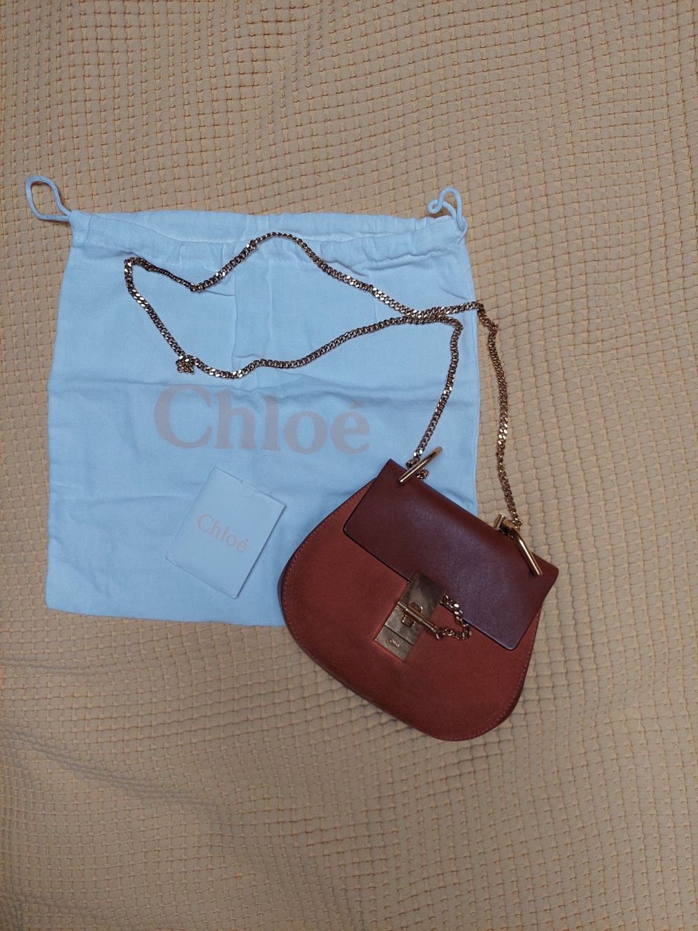 Chloé Borse da donna: Chloe bag drew suede small brown – Usato da Losone venduto da ell_nora89 1