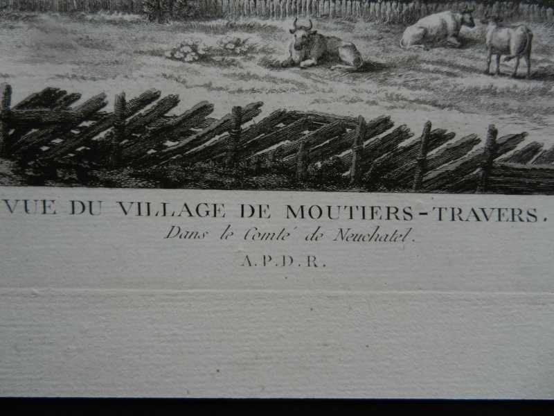 Incisioni: Village Moutiers Travers – Usato da Risch venduto da Rischli15 2