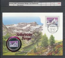 1997 Numis - Brief, Schweizer Berge, Les Diablerets