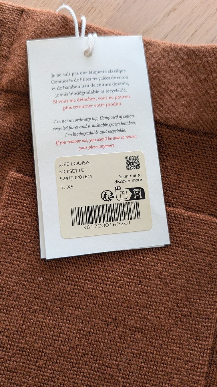 Sezane Gonne: neu: rock Louisa von Sézane – Nuovo e nell'imballaggio originale da Biberstein venduto da ameliecimador 1