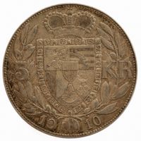 Liechtenstein 5 Kronen 1910 Johann II. Silber