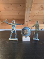 Griechische Götterstatuen - Zeus, Poseidon und Pegasus