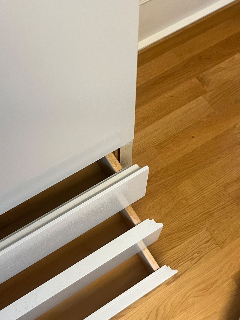 Commodes: Kommode weiss/grau 3 Schubladen 100cm – D'occasion à Zürich par lea_p6wv 5