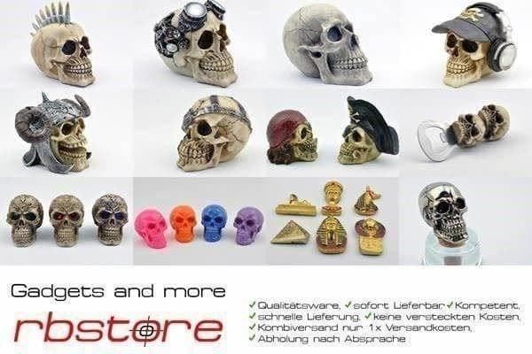 Tutte le decorazioni: Schädel Skull and Bones Dekor Polyresin – Nuovo e nell'imballaggio originale da Wittenbach venduto da rbstore 5