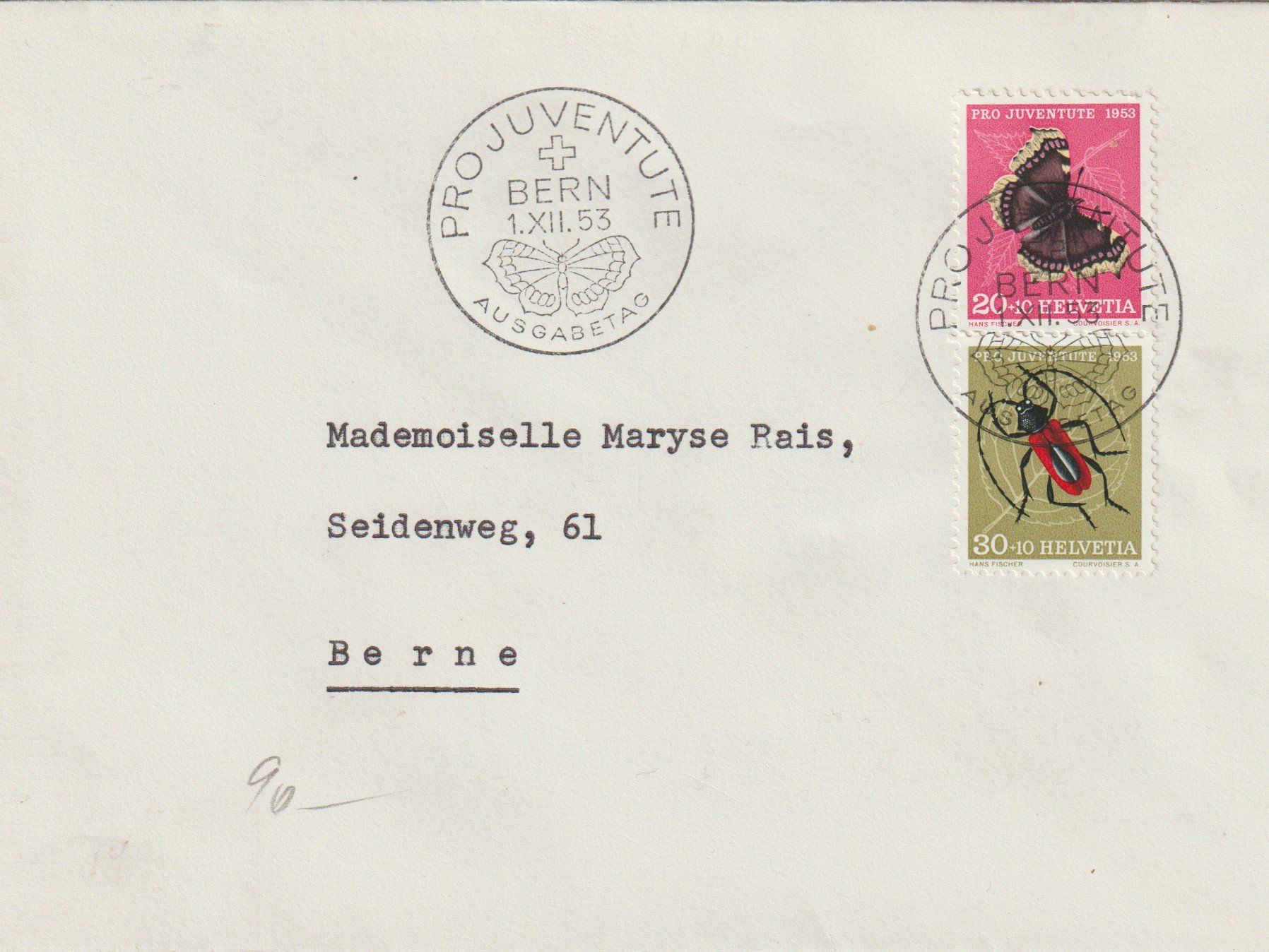Tutti i francobolli: Z40 FDC – Usato da Lausanne venduto da Whorvath