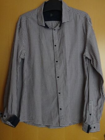 H&M Herren Hemd, Grösse XL, Kariert