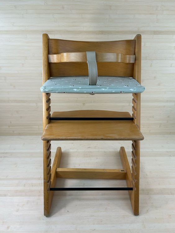 Stokke® Tripp Trapp inkl. Kissen & Holzbügel / Buche 2