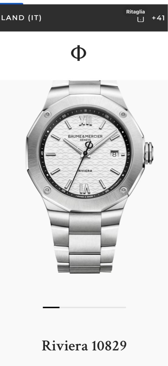 Baume & Mercier Uhren: Baume & Mercier Riviera 10829 – Neu (gemäss Beschreibung) aus Grand-Lancy von leo_5b8h