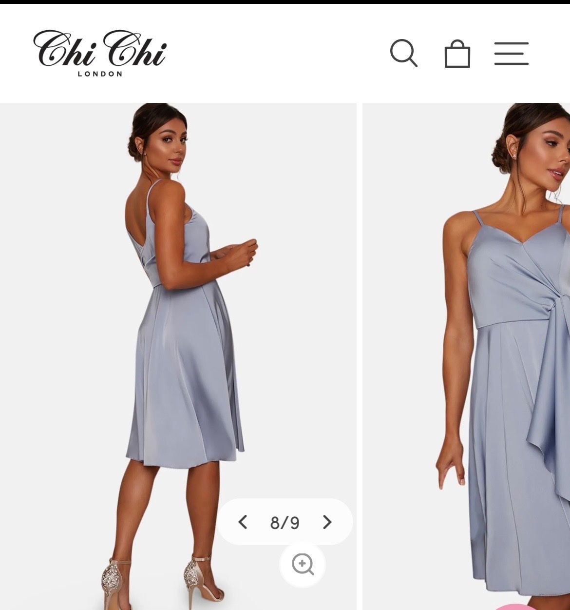 Vestiti: Chi Chi London Kleid hellblau Gr. M – Usato da Casaccia venduto da Abc0376 3